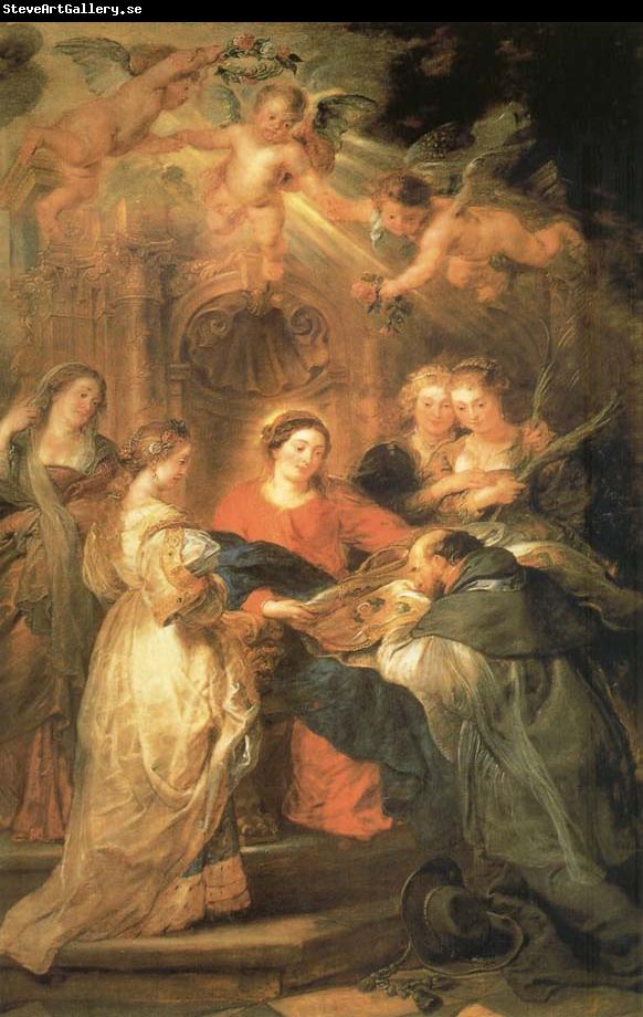 Peter Paul Rubens Aparicion of Maria to San IIdefonso
